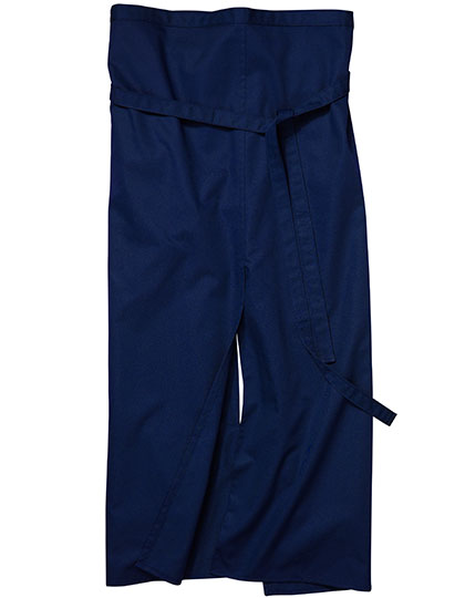 Slit Apron Milano 100 x 100 cm in Navy, Größe 100 x 100 cm