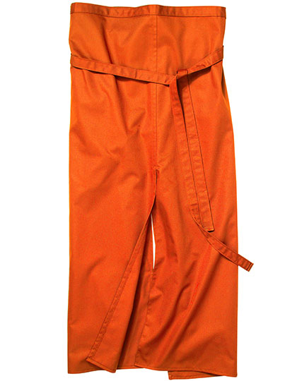 Slit Apron Milano 100 x 100 cm in Pumpkin, Größe 100 x 100 cm