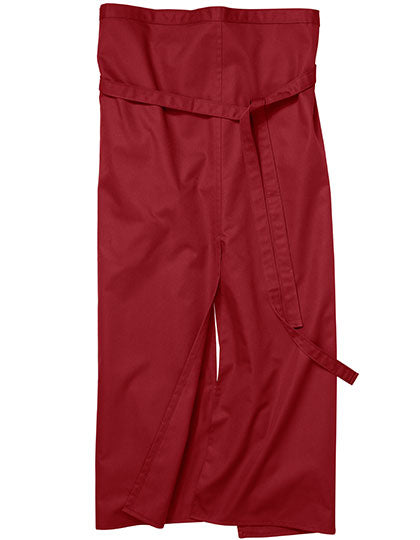 Slit Apron Milano 100 x 100 cm in Regency Red, Größe 100 x 100 cm