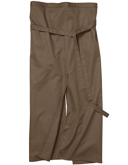 Slit Apron Milano 100 x 100 cm in Taupe, Größe 100 x 100 cm