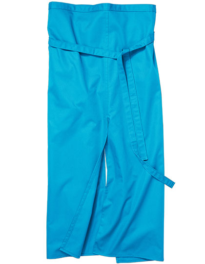 Slit Apron Milano 100 x 100 cm in Turquoise, Größe 100 x 100 cm