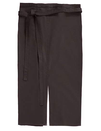 Slit Apron Milano 80 x 100 cm in Chocolate, Größe 80 x 100 cm