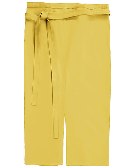 Slit Apron Milano 80 x 100 cm in Curry, Größe 80 x 100 cm
