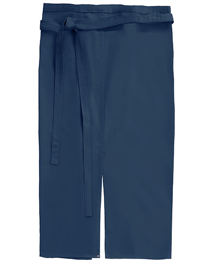 Slit Apron Milano 80 x 100 cm in Dark Blue, Größe 80 x 100 cm