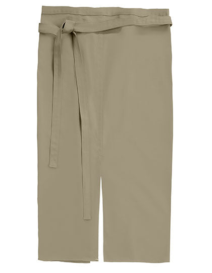 Slit Apron Milano 80 x 100 cm in Khaki, Größe 80 x 100 cm