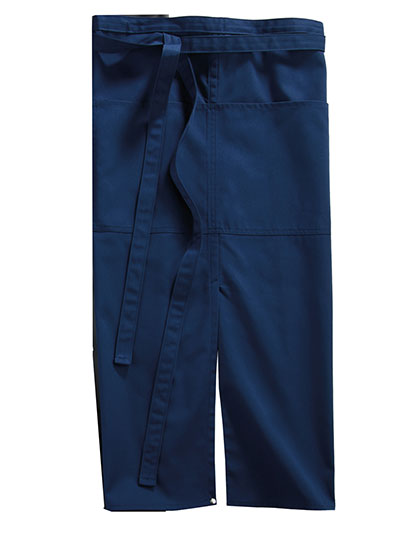 Slit Apron Milano 80 x 100 cm in Navy, Größe 80 x 100 cm