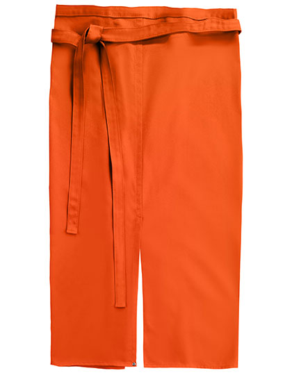 Slit Apron Milano 80 x 100 cm in Pumpkin, Größe 80 x 100 cm