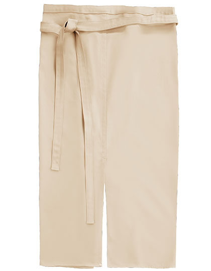 Slit Apron Milano 80 x 100 cm in Sand, Größe 80 x 100 cm