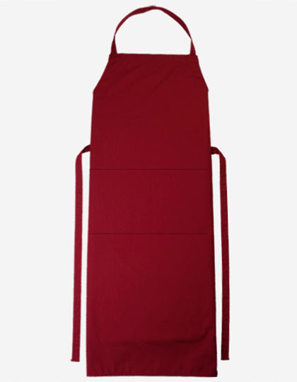 Bib Apron Verona Classic Bag 90 x 75 cm in Cherry, Größe 90 x 75 cm