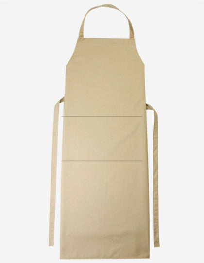 Bib Apron Verona Classic Bag 90 x 75 cm in Khaki, Größe 90 x 75 cm