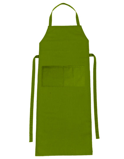 Bib Apron Verona Classic Bag 90 x 75 cm in Leaf, Größe 90 x 75 cm