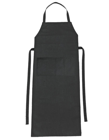Bib Apron Verona Classic Bag 90 x 75 cm in Raven, Größe 90 x 75 cm