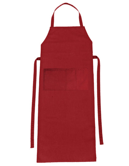 Bib Apron Verona Classic Bag 90 x 75 cm in Regency Red, Größe 90 x 75 cm