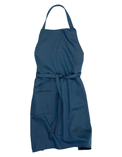 Bip Apron Gorizia in Blue Melange, Größe 90 x 75 cm
