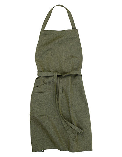 Bip Apron Gorizia in Green Melange, Größe 90 x 75 cm