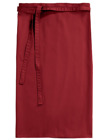 Bistro Apron Roma 80 in Regency Red, Größe 80 x 100 cm