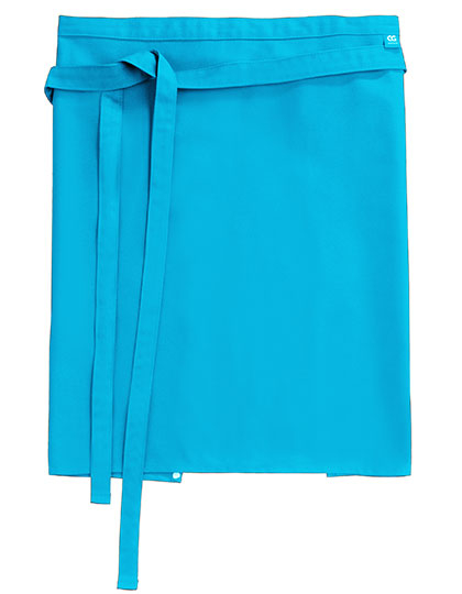 Bistro Apron Roma 50 x 78 cm in Turquoise, Größe 50 x 78 cm
