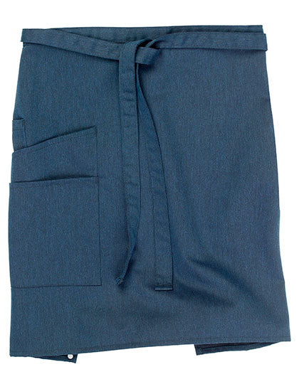 Bistro Apron Vernazza in Blue Melange, Größe 50 x 78 cm