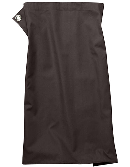 Bistro Apron Pizzone Classic in Chocolate, Größe 80 x 71 cm