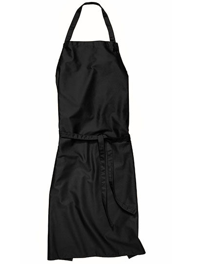 Bib Apron Verona 90 in Black, Größe 90 x 75 cm