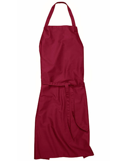 Bib Apron Verona 90 in Cherry, Größe 90 x 75 cm