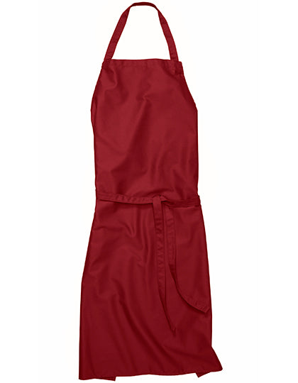 Bib Apron Verona 90 in Regency Red, Größe 90 x 75 cm