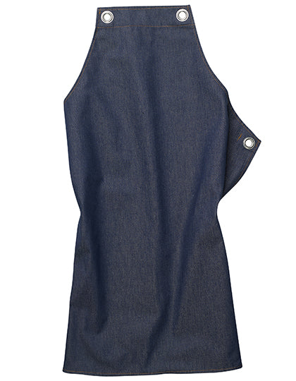 Bib Apron Potenza X Jeans in Denim, Größe 90 x 71 cm