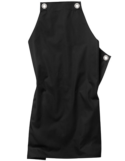 Bib Apron Potenza X Classic in Black, Größe 90 x 71 cm