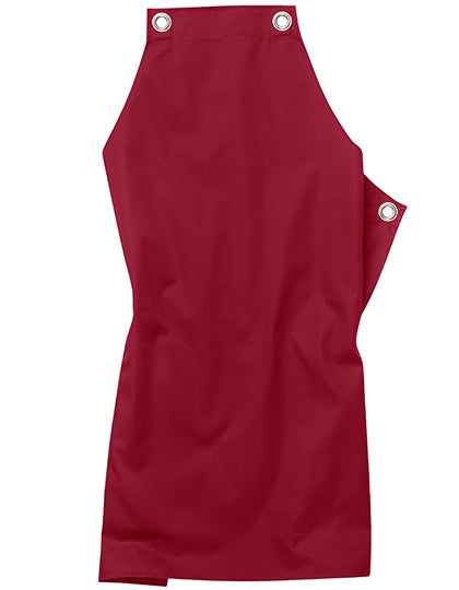 Bib Apron Potenza X Classic in Cherry, Größe 90 x 71 cm