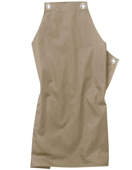 Bib Apron Potenza X Classic in Khaki, Größe 90 x 71 cm