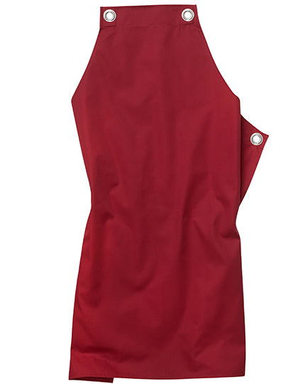 Bib Apron Potenza X Classic in Regency Red, Größe 90 x 71 cm