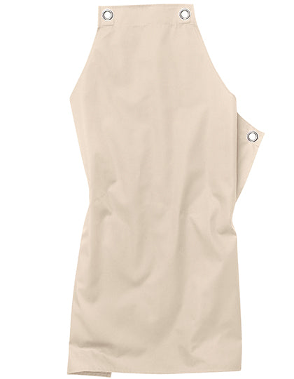 Bib Apron Potenza X Classic in Sand, Größe 90 x 71 cm