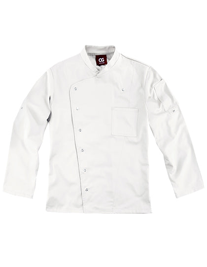 Men´s Chef Jacket Turin Classic in White, Größe 64