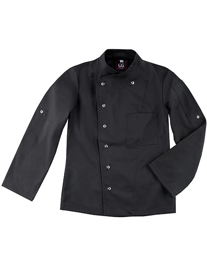 Ladies´ Chef Jacket Turin Classic in Black, Größe 46