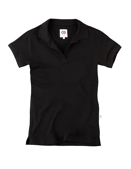 Ladies´ Polo Susa in Black, Größe 4XL
