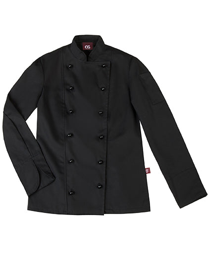 Ladies´ Chef Jacket Rimini in Black, Größe 46