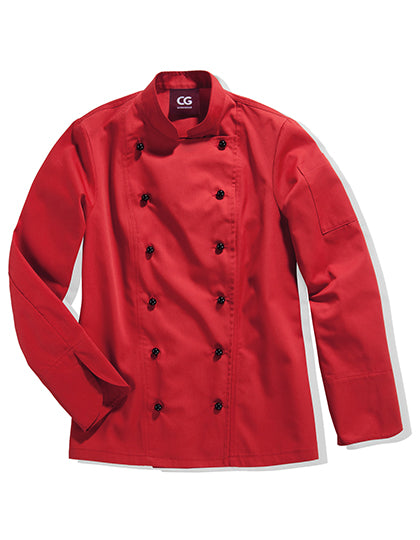 Ladies´ Chef Jacket Rimini in Red, Größe 46