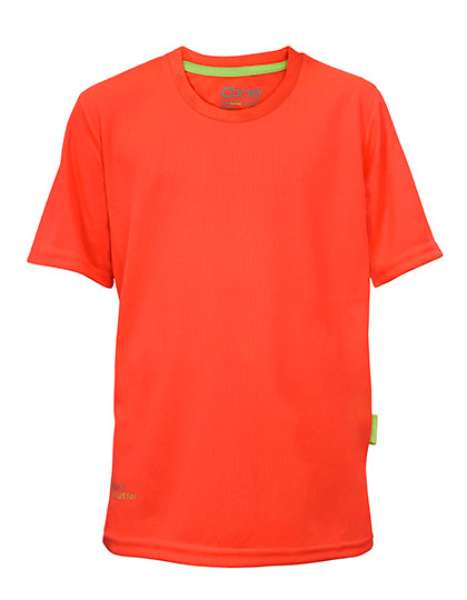 Kids Evolution Tech Tee in Neon Coral, Größe 176
