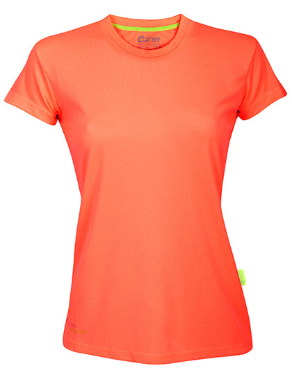 Ladies´ Evolution Tech Tee in Neon Peach, Größe XL