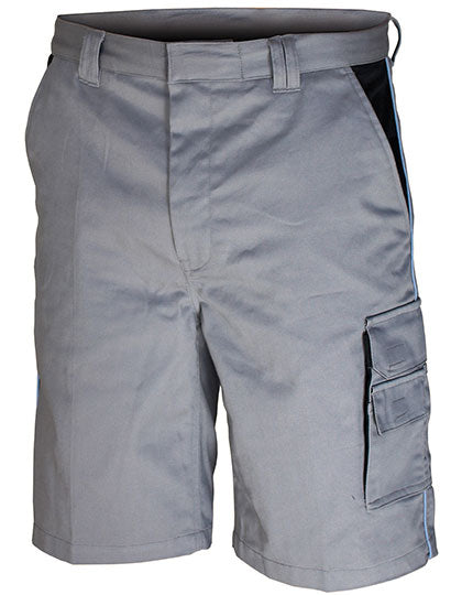 Contrast Work Shorts in Grey, Größe 64