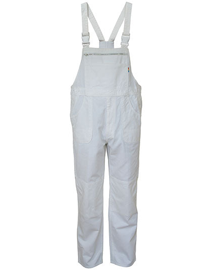 Classic Bib Pants in White, Größe 62