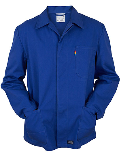 Classic Long Work Jacket in Royal, Größe 62