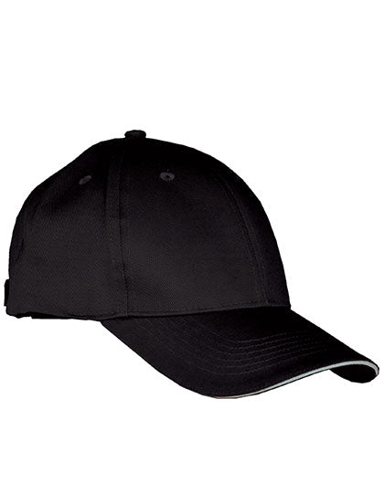 Contrast Sandwich Cap in Black, Größe One Size