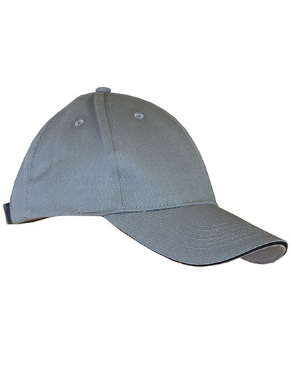 Contrast Sandwich Cap in Grey, Größe One Size
