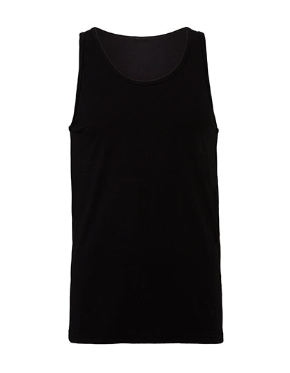 Unisex Jersey Tank Top in Black, Größe XXL