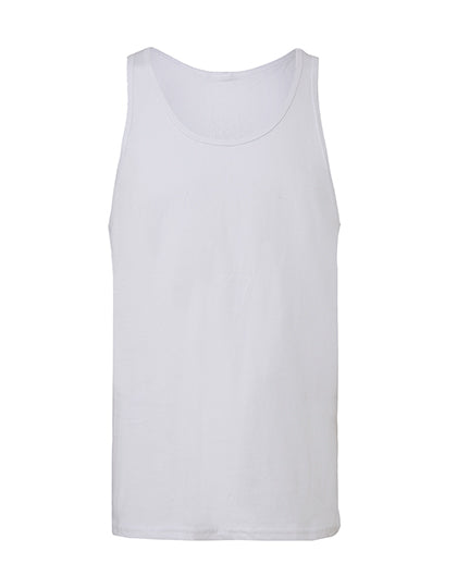Unisex Jersey Tank Top in White, Größe XXL