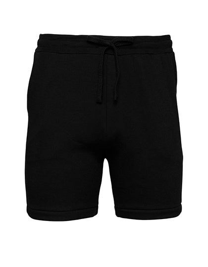Unisex Sponge Fleece Sweatshort in Black, Größe XXL