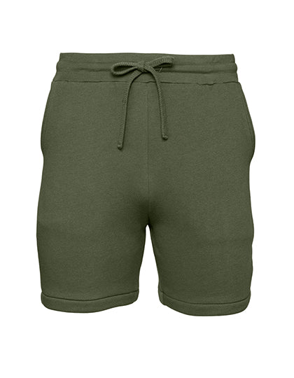 Unisex Sponge Fleece Sweatshort in Military Green, Größe XXL
