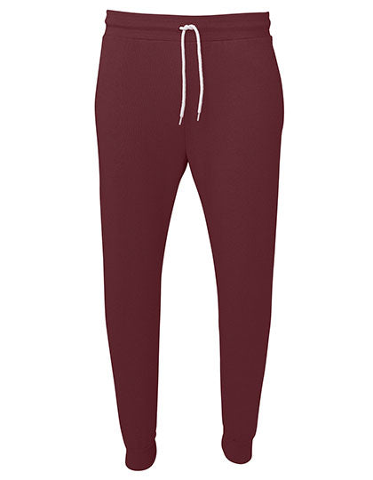 Unisex Sponge Fleece Jogger Sweatpants in Maroon, Größe XXL