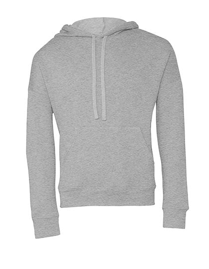 Unisex Sponge Fleece Pullover DTM Hoodie in Athletic Heather, Größe XXL